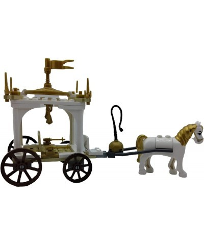 Building Bricks Toys Kingdom Princess Carriage & Horse Custom City Town Village Unicorn Toys for Girls Great Birthday Gifts f...