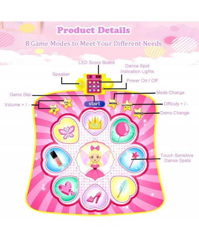 Gifts for 6 Year Old Girl- Dance Mat Toys for 3+ Year Old Girls Gifts Age 4-8 Dance Pad with 8 Game Modes - Girl Toys Age 4-7...