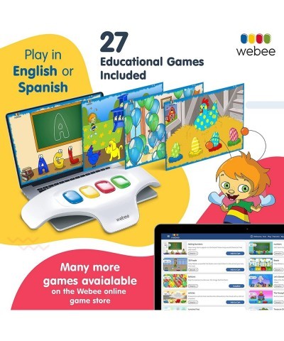 Learning Game Console For 2 to 6 Year Old | 27 Games Included For Kids From Toddler Age To 6+ Year Olds Boy Or Girl. Makes Th...