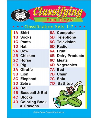 | Classifying Fun Deck Flash Cards | Educational Learning Resource for Children $30.71 Electronic Learning & Education Toys