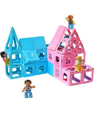 Magnetic Figures 4 Pieces Toys Compatible with Magnetic Building Tiles Blocks for Kids Toddlers Boys Girls Gift Toys $24.87 M...