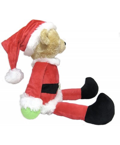 Stuffed Animal Teddy Bear with Santa Helper's Red Hat 16 inches for Christmas Snuggles Suitable for Toddlers and Children $33...