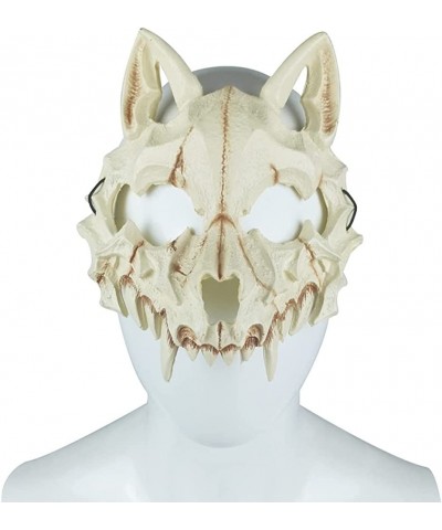 Halloween Japanese Dragon God Werewolf Fierce Tiger Horror Mask Cosplay Animal Skeleton Skull Scary Party Stage Show Mask $28...