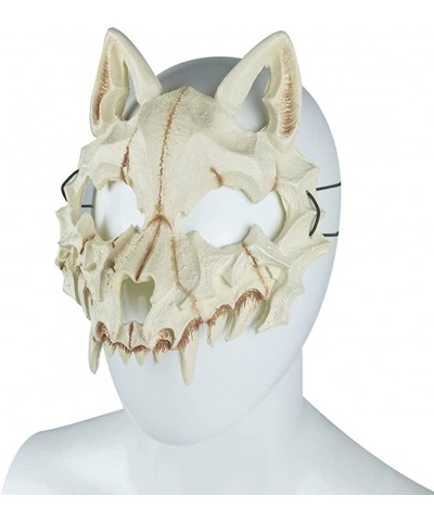 Halloween Japanese Dragon God Werewolf Fierce Tiger Horror Mask Cosplay Animal Skeleton Skull Scary Party Stage Show Mask $28...