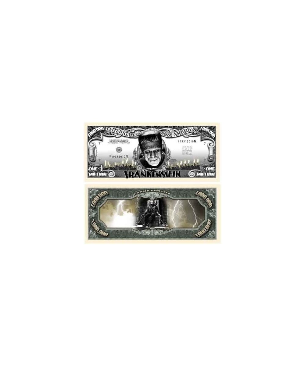 Frankenstein Million Dollar Bill With Bill Protector $14.44 Gags & Practical Joke Toys