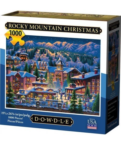 Dowdle Jigsaw Puzzle - Rocky Mountain Christmas - 1000 Piece $44.38 Jigsaw Puzzles