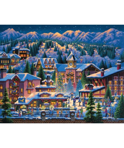 Dowdle Jigsaw Puzzle - Rocky Mountain Christmas - 1000 Piece $44.38 Jigsaw Puzzles