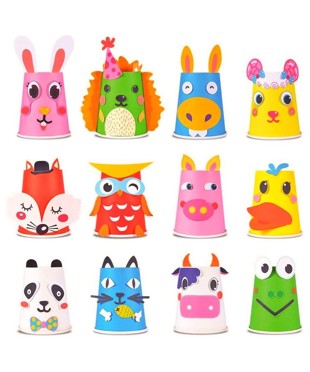 Paper Crafts and Arts Kit 12 Pack Animal Preschool Crafts Toys for Toddler Kids $17.20 Kids' Drawing & Writing Boards