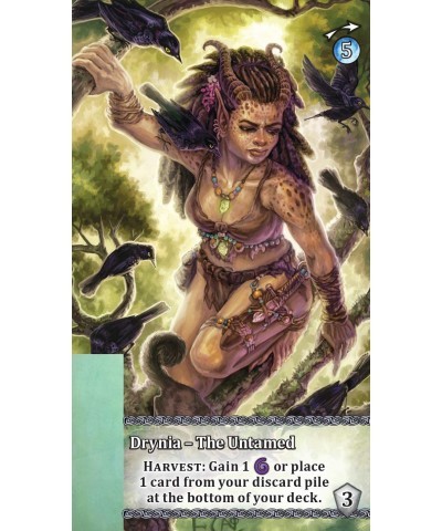 Mystic Vale Harmony Expansion - Card Game Card-Crafting Protect Nature with Magic Power Unique Clear Cards 2 to 4 Players 45 ...