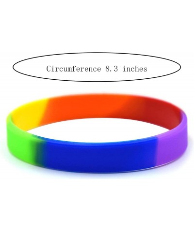 12 Pcs Blank Silicone Wristbands Rubber Bracelets Adults Fashion Party Sports Accessories $14.75 Kids' Dress-Up Accessories