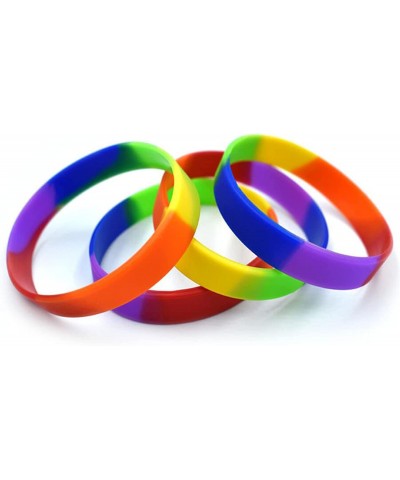 12 Pcs Blank Silicone Wristbands Rubber Bracelets Adults Fashion Party Sports Accessories $14.75 Kids' Dress-Up Accessories