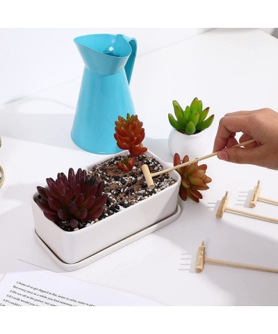 8pcs Mini Zen Garden Rake Tabletop Rock Garden Sandbox Tools Kits Japanese Desktop Meditation Sand Box Accessories $17.82 Toy...