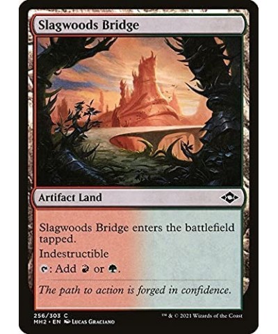 Magic: the Gathering - Slagwoods Bridge (256) - Modern Horizons 2 $11.99 Trading Cards & Accessories