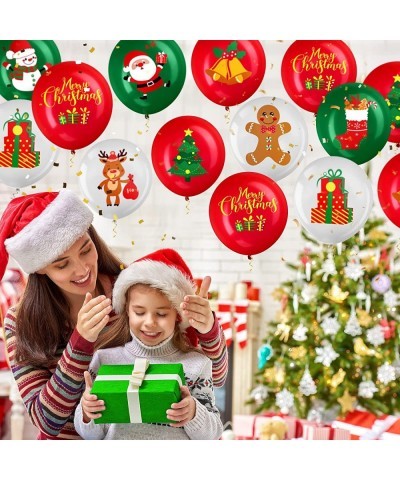 45 Pieces Christmas Latex Balloons Christmas Birthday Party Decorations for Christmas Party Xmas Gifts School Classroom Game ...