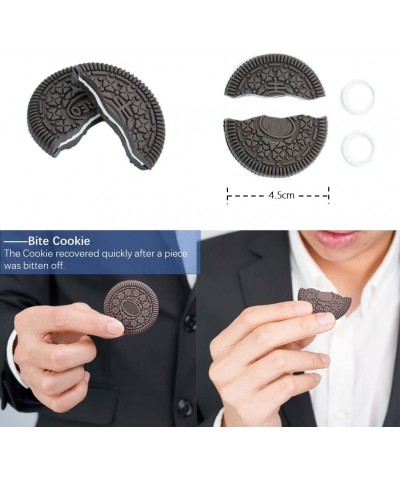 2 Pcs Bite and Restore Cookie with Video Tutorial - Close up Magic Street Tricks Bite Oreo Magic Prop $17.78 Magic Kits & Acc...