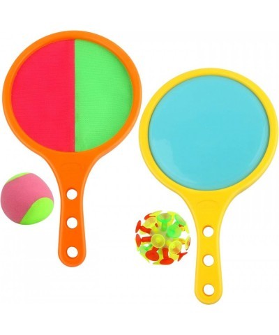 2PCS Racket Games Set with 2 Balls Double-Sided Racket Game Throw Ball Game Play Outdoor Indoor Parent-Child Interactive Spor...