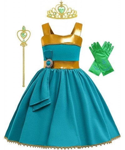 Princess Merida Costume Dress for Girls Fancy Birthday Party Outfits Halloween Cosplay Dress up with Accessories $34.29 Kids'...