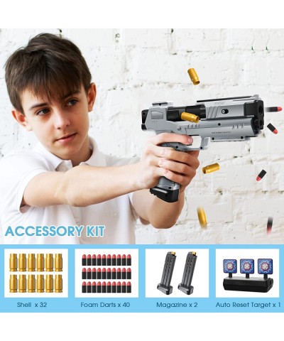 Soft Bullet Shell Ejecting Toy Pistol - Foam Bullet Toy Pistol Kids Shoots Dart - Plastic Cool Boys Desert Eagle Blaster Pist...