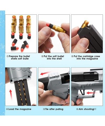 Soft Bullet Shell Ejecting Toy Pistol - Foam Bullet Toy Pistol Kids Shoots Dart - Plastic Cool Boys Desert Eagle Blaster Pist...