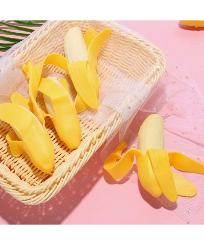 Peeled Banana Toys Wacky Plastic Funny Prank Banana Shaped Squeezing Toys Relief Toys for April Fools Day $14.68 Gags & Pract...