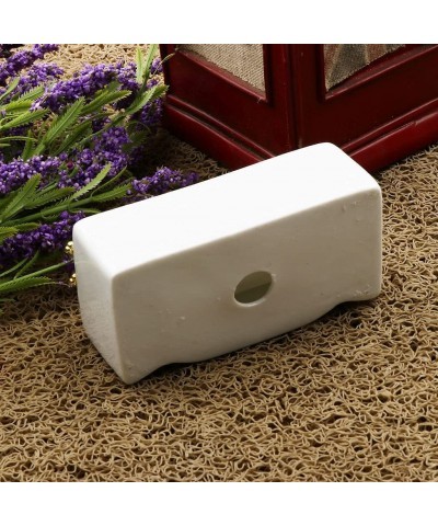 1/12 Ceramic White Square Bathroom Dollhouse Mini Bath Tub Home Decor Accessory $21.83 Dollhouse Accessories