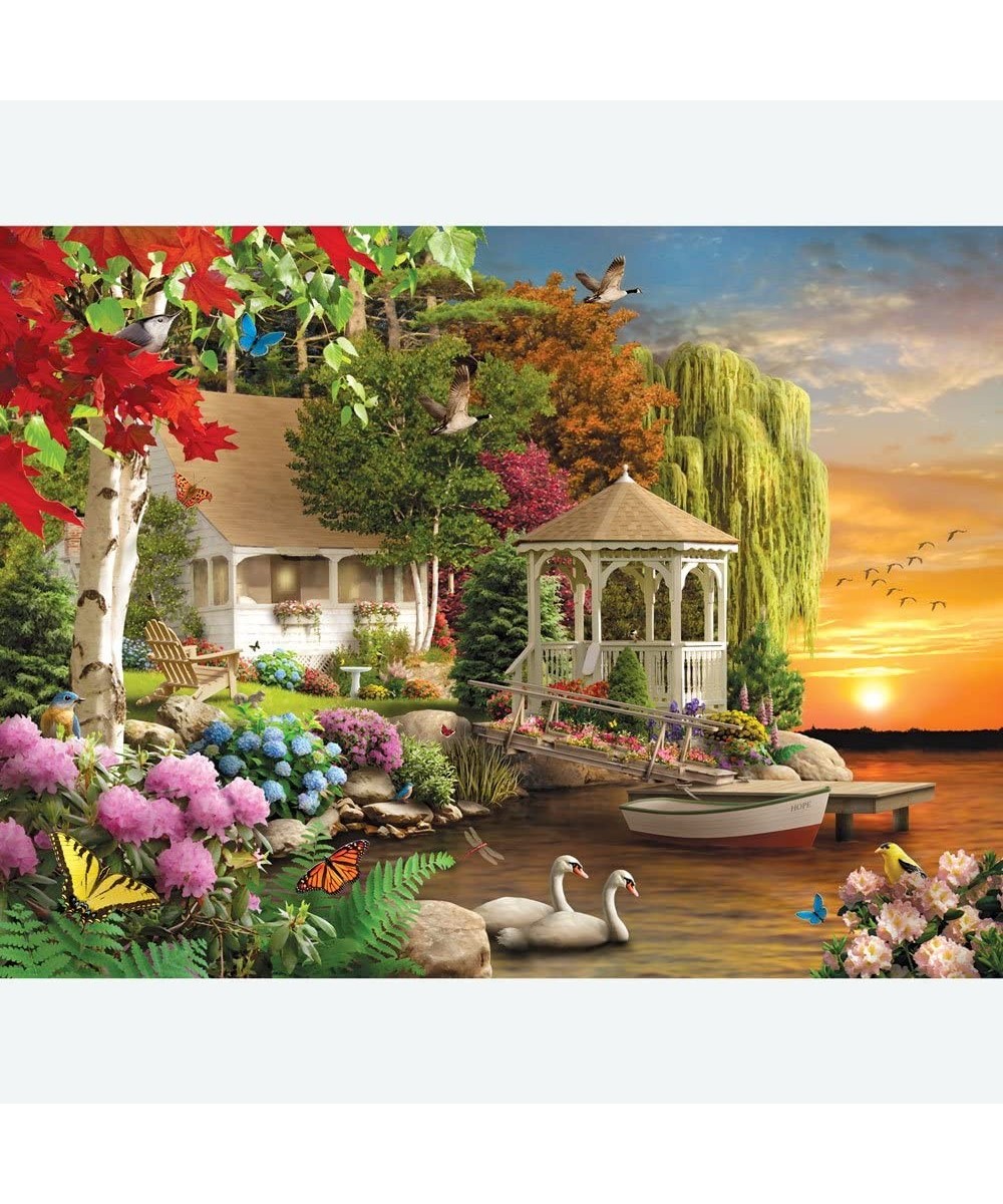 300 Large Piece Jigsaw Puzzle for Adults - Heaven on Earth - 300 pc Spring Sunset Jigsaw by Artist Alan Giana $25.92 Jigsaw P...