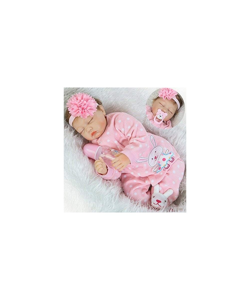 Realistic Reborn Baby Dolls Girl Sleeping Soft Vinyl Silicone Baby Doll 22 inchs 55 cm Newborn Baby Dolls Eyes Closed $89.75 ...