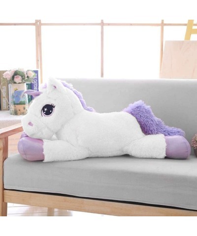 Big Unicorn Stuffed Animal Toys Soft Unicorn Plush Pillow for Girls White 24'' $47.87 Kids' Plush Toy Pillows