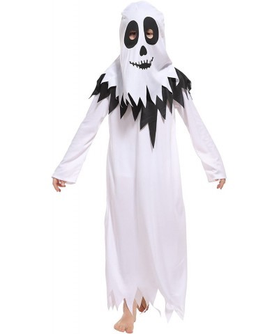 Kids Boys Halloween Hooded Ghost Robe Costume Cosplay Scary Ghost Dress Ups with Head Cover (with Eye Holes) $40.48 Kids' Cos...