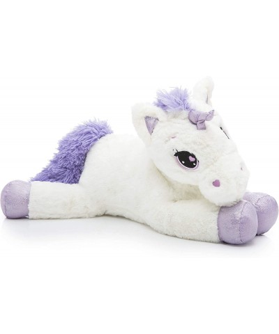 Big Unicorn Stuffed Animal Toys Soft Unicorn Plush Pillow for Girls White 24'' $47.87 Kids' Plush Toy Pillows