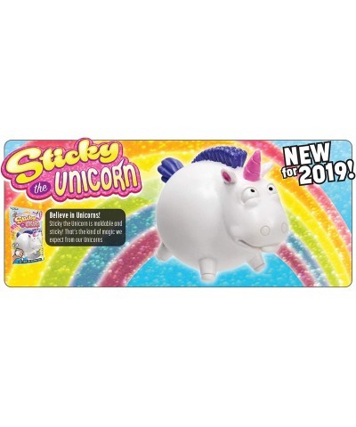 Sticky Unicorn - Squishy Toy Splats and Sticks to Flat Surfaces - Fidget Stress Ball - Age 4+ $19.18 Slime & Putty Toys