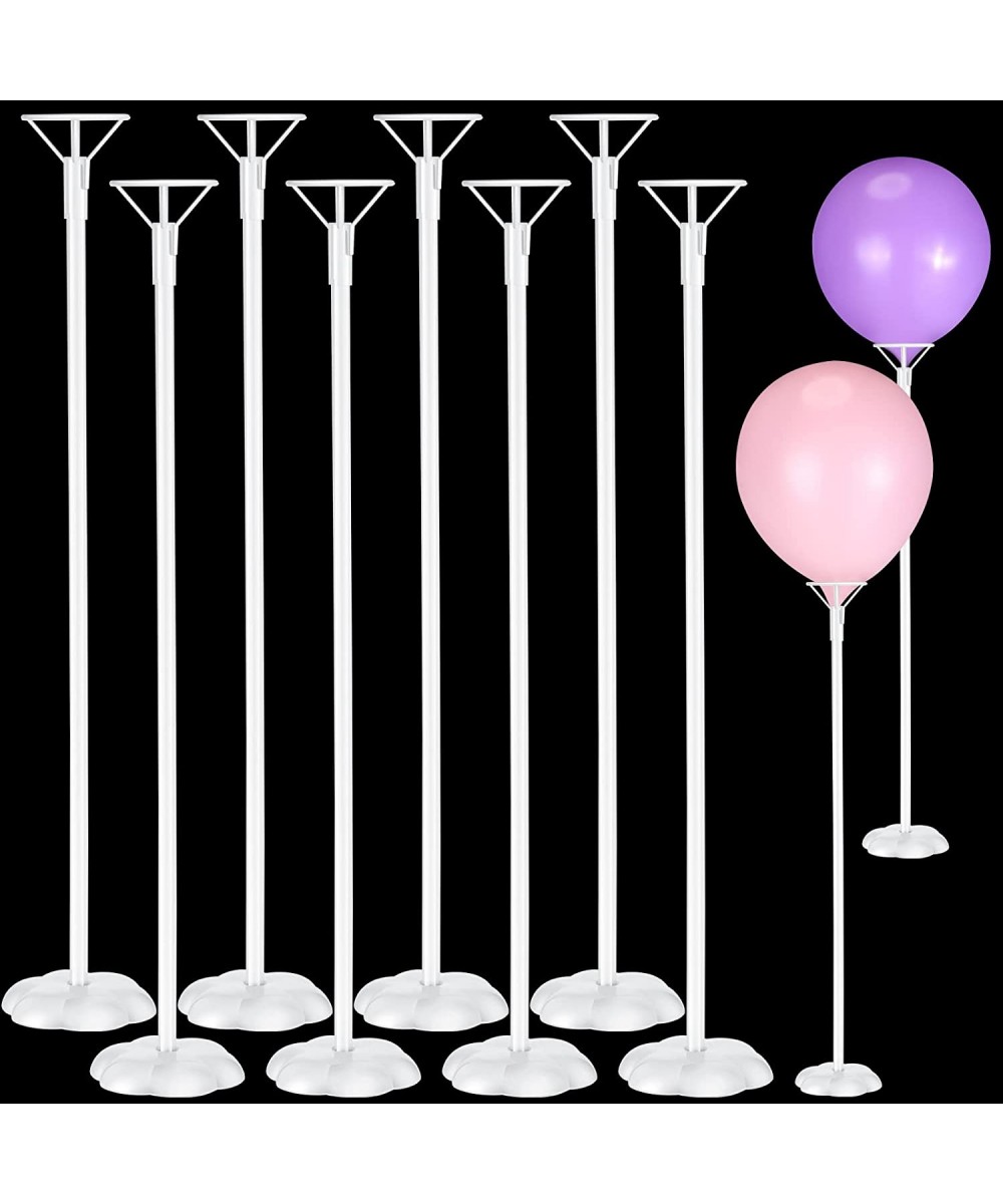 60 Pcs Balloon Stand Kit Balloon Holder with Pole Cup Balloon Column Stand Plastic Balloon Sticks with Base Balloon Centerpie...