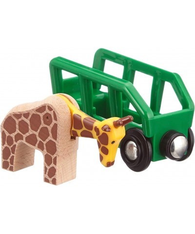 World - 33724 Giraffe and Wagon | 2 Piece Toy Train Accessory for Kids Ages 3 and Up Green $26.09 Kids' Play Trains & Trams