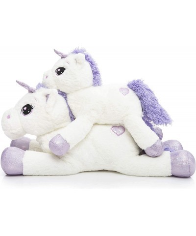 Big Unicorn Stuffed Animal Toys Soft Unicorn Plush Pillow for Girls White 24'' $47.87 Kids' Plush Toy Pillows