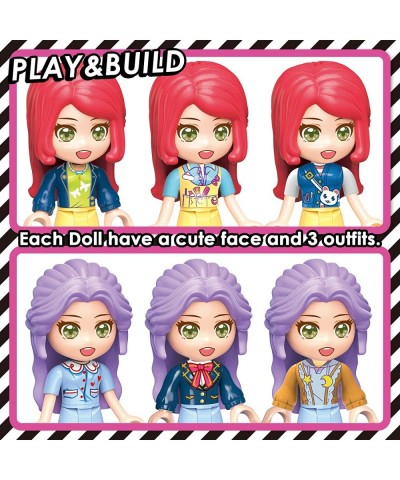 Surprise Fancy Queens Toys Building Set (2 Pack) - Dress Up Dolls Set with 33 Surprises Accessories for Gilrs and Kids 6+ Gif...