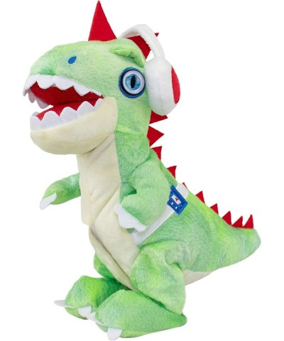 Party Pets Kids’ DJ-Rex The Electronic T-Rex DJ Plush Toy Motorized Full Body Movement Dancing Head & Tail Sensors Dino Roari...