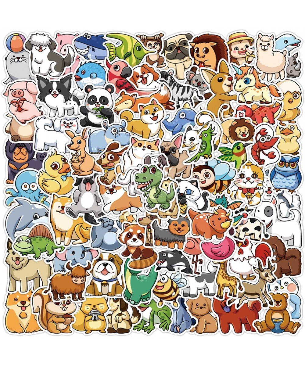 100Pcs Cute Animal Stickers Vinyl Waterproof Stickers for Water Bottles/Laptop/Skateboard/Phone Animal Stickers for Kids Teen...