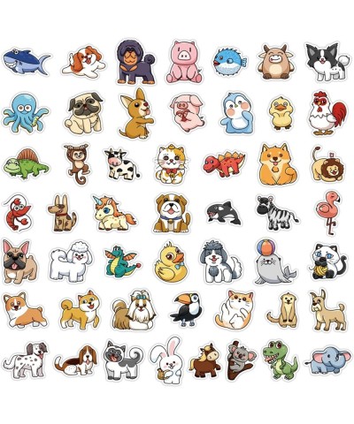 100Pcs Cute Animal Stickers Vinyl Waterproof Stickers for Water Bottles/Laptop/Skateboard/Phone Animal Stickers for Kids Teen...