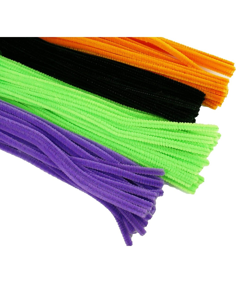 HALLOWEEN Set of 100 PLAIN Pipe Cleaners for Kids Crafts Embellishing and Group Projects $19.36 Craft Pipe Cleaners