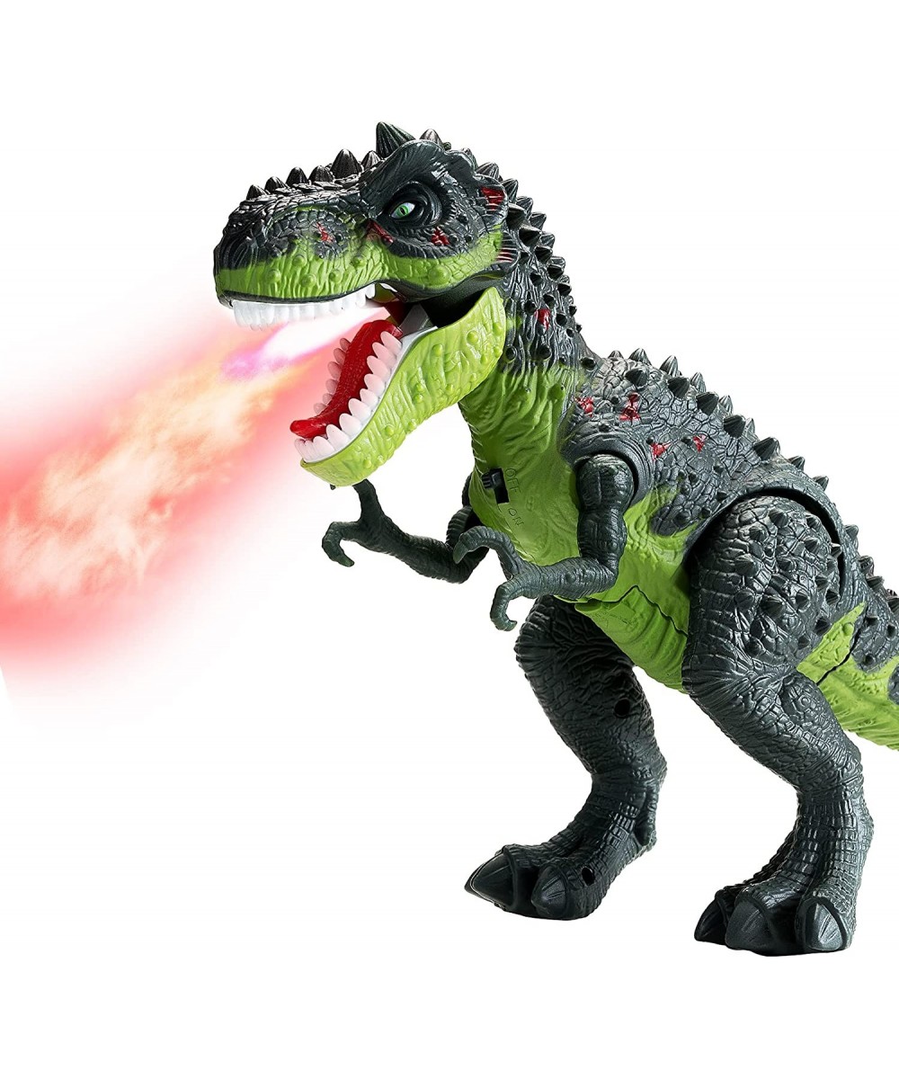 Electric Walking Dinosaur Toy with Simulated Flame and Realistic Sounds Small Tyrannosaurus Toy for Kids 3-12 Years Old Boys ...