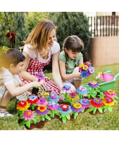 Toddler Girl Toys Gifts for 2 3 4 Year Old Girls Boys STEM Stacking Toy Game for Toddlers Playset Flower Garden Building Toys...