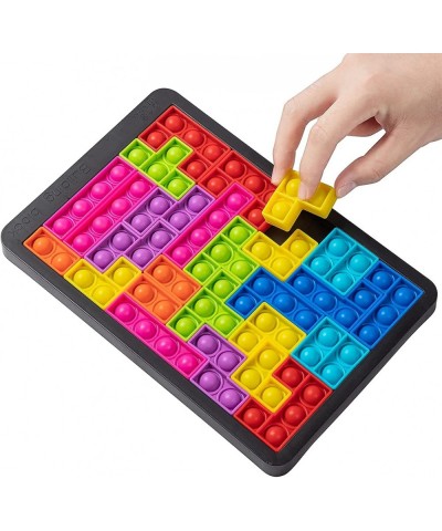 Push it Pop Toy Jigsaw Puzzle Bubble Sensory Fidget Games Silicone Toys Popping Game Board for Anxiety & Stress Relief $17.60...