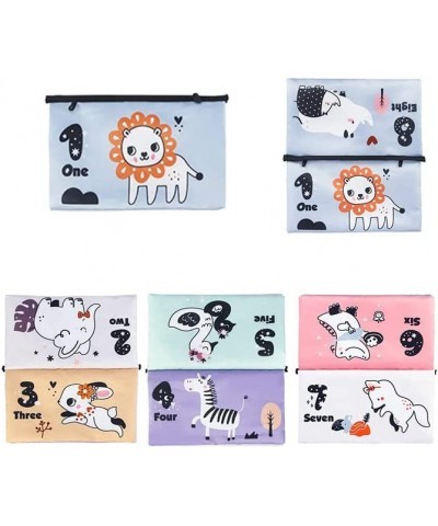 Tummy Time Mirror Toy Black and White High Contrast Baby Soft Cloth Book Foldable Baby Mirror Early Education Soft Cloth Book...