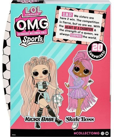 LOL Surprise OMG Sports Fashion Doll Kicks Babe with 20 Surprises – Great Gift for Kids Ages 4+ $31.03 Dolls