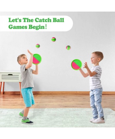 Sports & Outdoor Play Toys - Toss and Catch Ball Game Beach Toys Backyard Games for Kids & Adults with 2 Paddles 2 Balls and ...