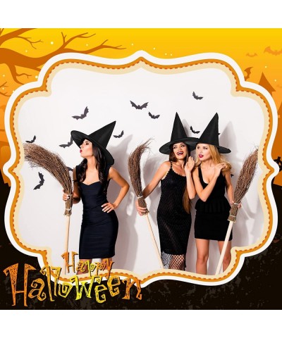 Witch Hat Halloween Costume Witch Hat Black Hanging Witch Hat with Hanging Rope Accessory and Transparent Seamless Hooks $26....