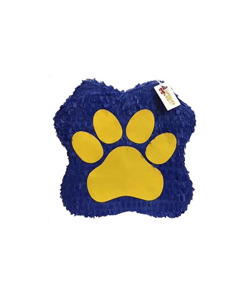 Blue & Yellow Paw Print Pinata 19" Tall $62.60 Piñatas