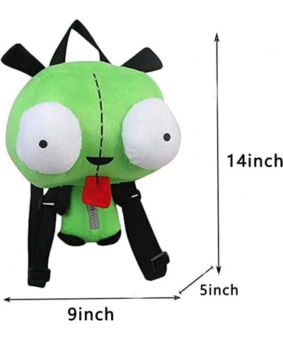 New Alien Invader Zim Plush Backpack Toys 3D Eyes Robot Cute Stuffed Plush Bag Green Xmas Gift 14 inches $53.63 Plush Figure ...