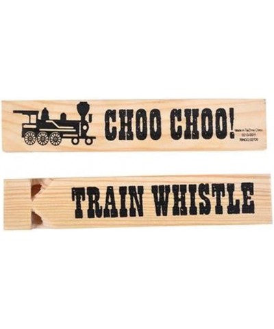 5.75 Wooden Train Whistles - 12 Pack $23.75 Noisemaker Toys