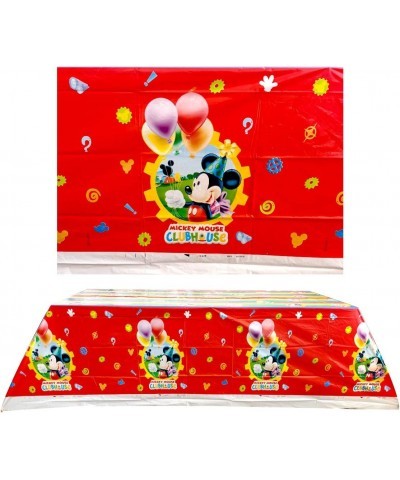 Mickey Mouse Birthday Party Supplies 16 Plates + 16 Napkins + 1 Tablecover Birthday Party Themed Party Supplies Set. $27.56 K...